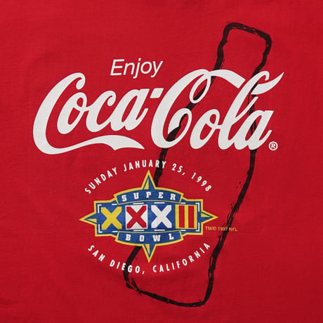Coca-Cola / Vintage, Super Bowl School Tour 1997 Staff S/S Tee