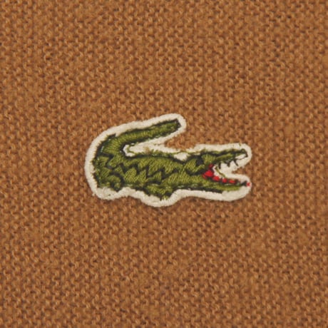 Lacoste / Vintage, V-Neck Orlon Knit Sweater