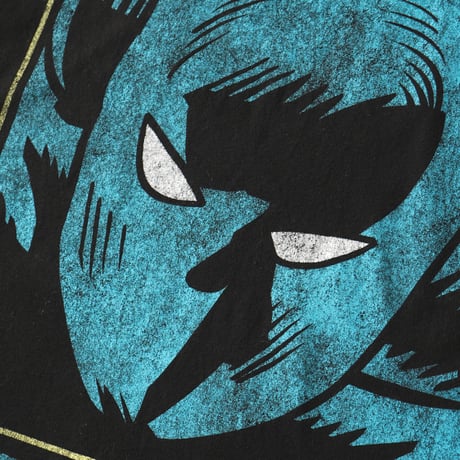 Black Panther / Distressed Comic Face Box S/S Tee
