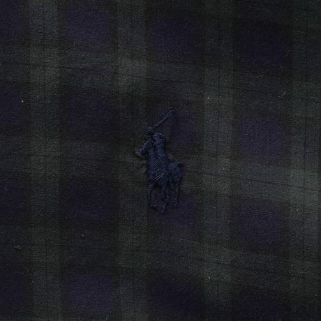 Ralph Lauren / Vintage, Black Watch Plaid B.D L/S Shirt