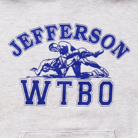 Washington & Jefferson College / Vintage, Hooded Sweatshirt "Wrestling"