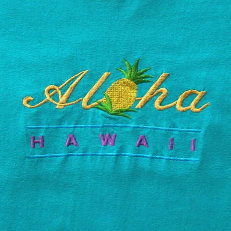 Hawaii / Vintage, Embroidered S/S Tee