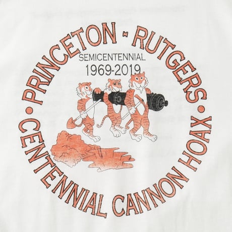 Princeton Rutgers / Semicentennial S/S Tee " Princeton University vs Rutgers University"