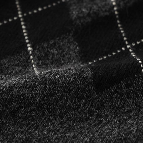 Docker's / Vintage, Acrylic Knit Argyle Polo L/S Shirt