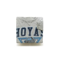 Georgetown University / Vintage, V-Gusset Crewneck Sweatshirt "Hoyas, Jack the Bulldog"