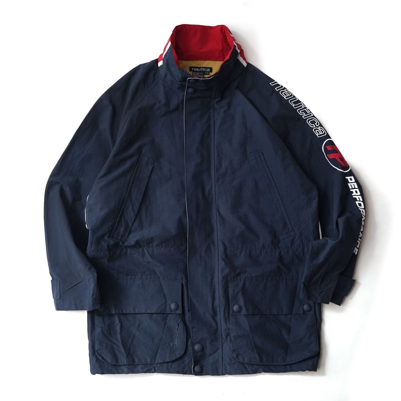 NAUTICA ダークブルーレインジャケット Nautica / Vintage, Sailing Jacket | ティーレコ