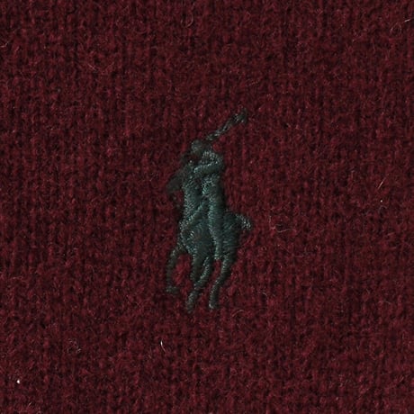 Polo Ralph Lauren / Vintage, Lambs Wool Knit Polo L/S Shirt