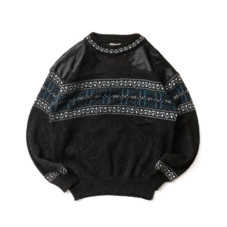Vintage, Acrylic Wool Crewneck Knit