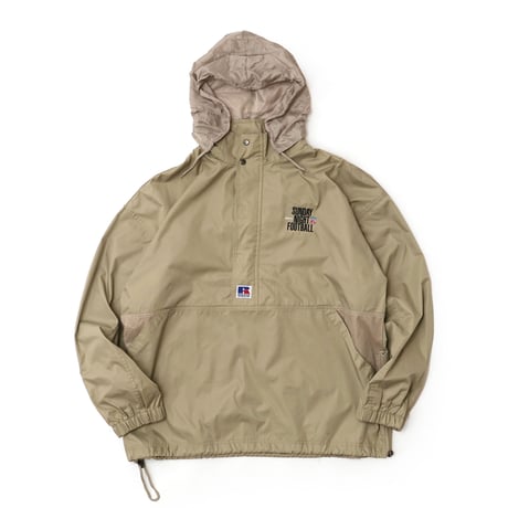 NFL / Vintage, Half Zip Pullover Nylon Jacket "ESPN Sunday Night Football" by Russell Athletics
