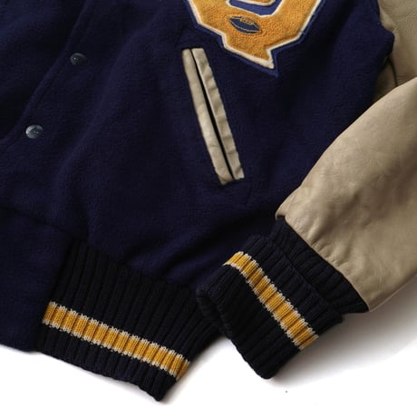 Coleman Knitting Mills / Vintage, Wool Leather Varsity Jacket "La Quinta High School"