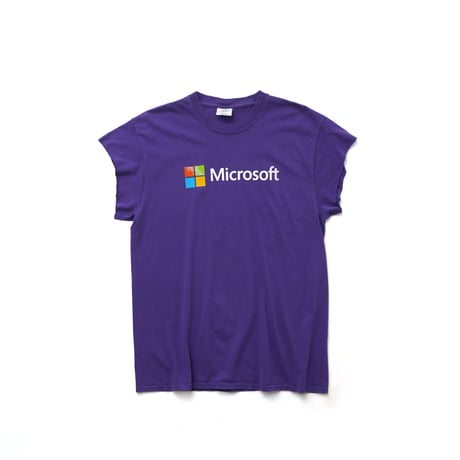 Microsoft / 7th Logo S/S Tee (Sleeve Cut Off)