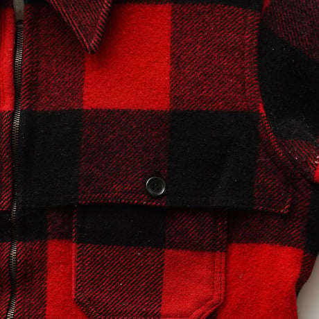 Woolrich / Vintage, Double Mackinaw Cruiser Jacket "Buffalo Plaid, Wool Melton"