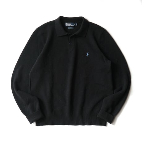 Polo Ralph Lauren / Vintage, Lambs Wool Knit Polo L/S Shirt