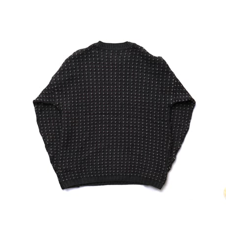 Woolrich / Vintage, Birds Eye Cotton Knit Crewneck Sweater