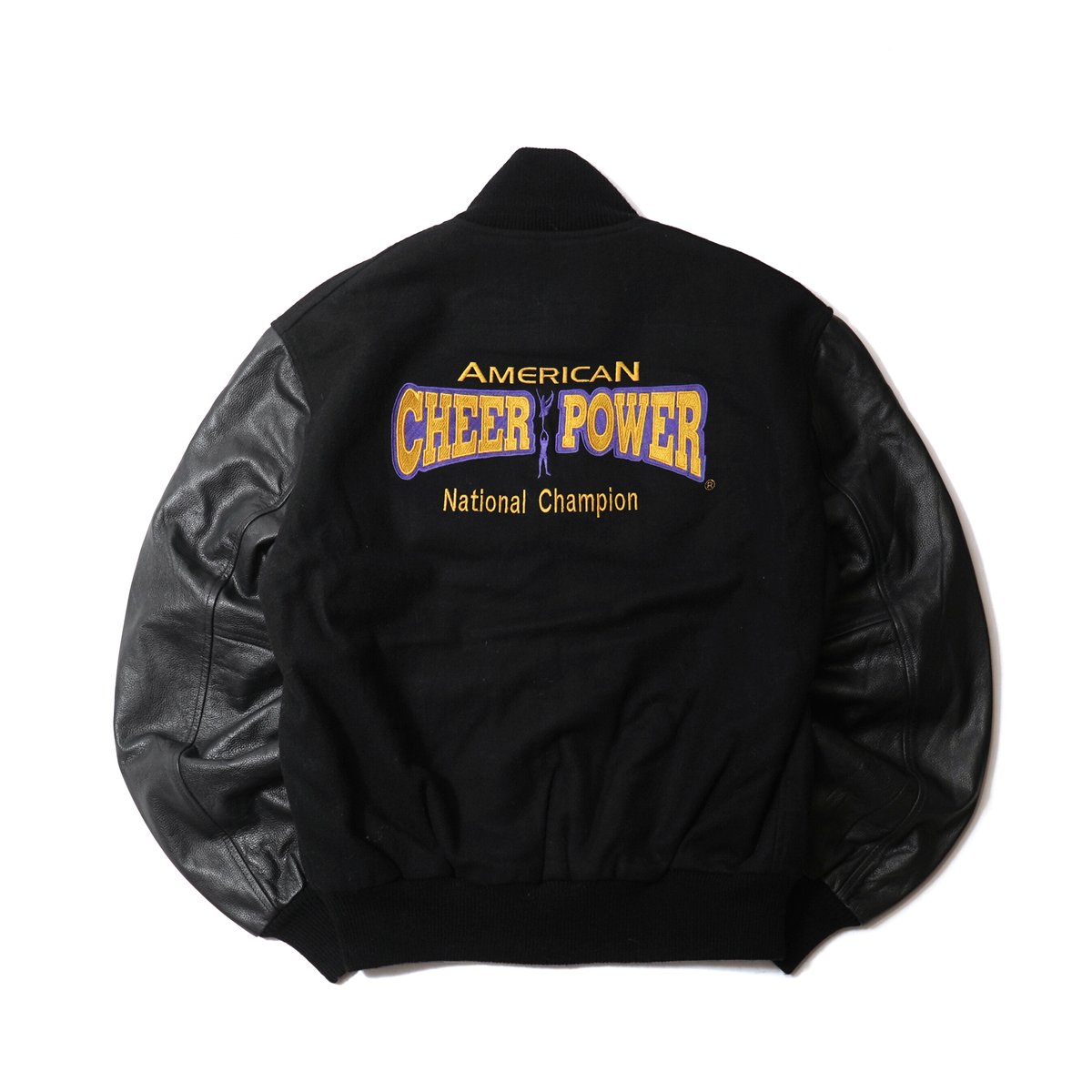 (VINTAGE) AMERICAN CHEER POWERスタジャン Vintage 1990s American Cheer Power National Champions Bomber