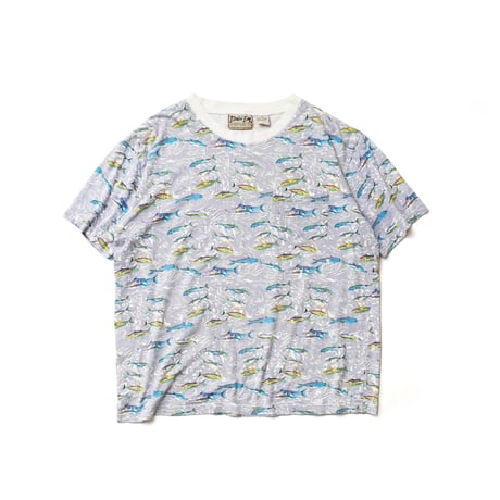 Bimini Bay Outfitters / Vintage, Fish Striped S/S Tee