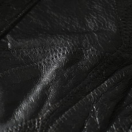 Vintage, Patch Work Leather Jacket