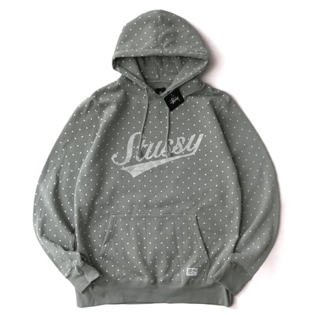 Stussy / Vintage, Polka Dot Hooded Sweatshirt