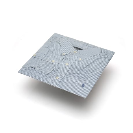 Ralph Lauren / Vintage, Pin Striped Oxford B.D. L/S Shirt "Blake"