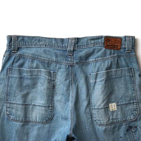Polo Jeans / Vintage, Denim Painter Short W : 38