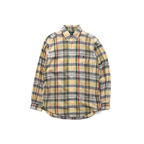Ralph Lauren / Madras Plaid L/S Shirt -Classic Fit.-