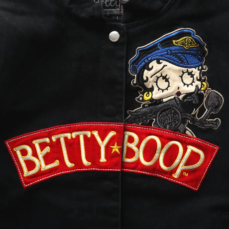 【Lady】 Betty Boop × Jeff Hamilton / Racing Jacket