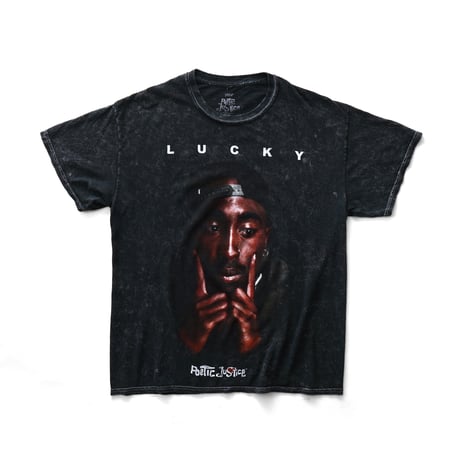 Poetic Justice  / Lucky (2 Pac)  Chemical-Washed S/S Tee