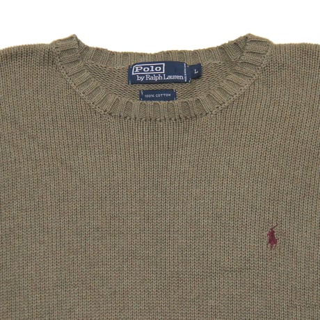 Polo Ralph Lauren / Vintage, Cotton Knit Crewneck