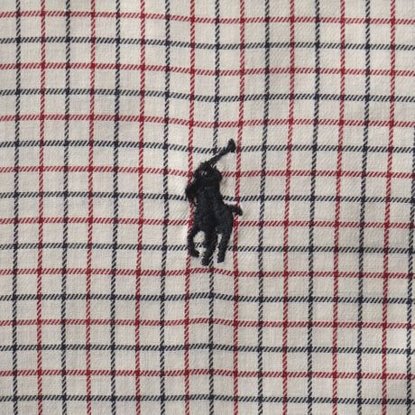 Polo Ralph Lauren / Vintage, Tattersall Paid Cotton B.D L/S Shirt "Blake"
