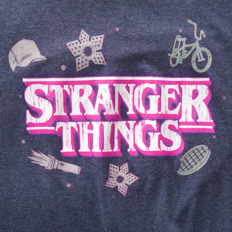 STRANGER THINGS / Pink Logo Ugly S/S Tee