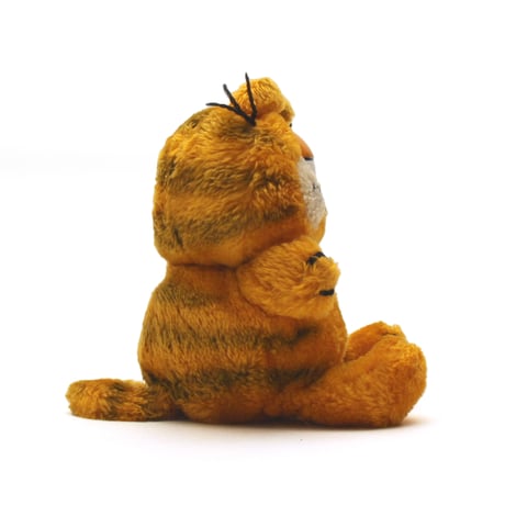 Garfield / 80's Vintage, Plush Toy "Sitting" 2