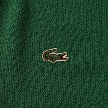 Lacoste / Vintage, V-Neck Orlon Knit Sweater