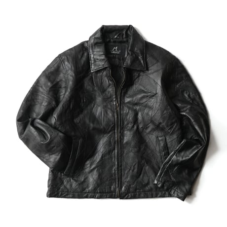 Vintage, Patch Work Leather Jacket