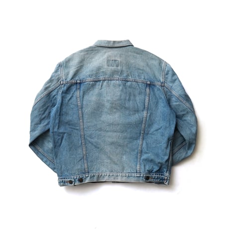 Levi's / Vintage, Denim Trucker Jacket "Custom, Moto Guzzi Patch"