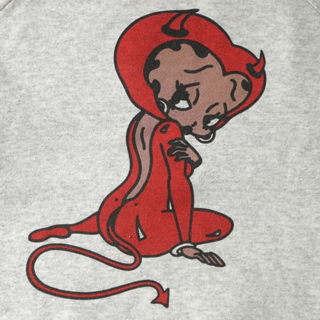 Betty Boop / Vintage Bootleg, Crewneck Sweatshirt "Red Devil"