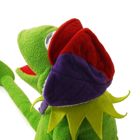 Kermit the Frog / Vintage, Plush Toy "Frog-Tographer"