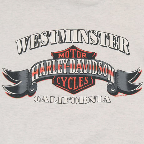 Harley Davidson / 90's Vintage "Westminster, CA" Crewneck Sweatshirt