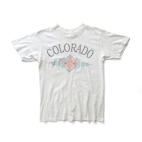 Colorado, CO / Vintage, Souvenir S/S Tee "Native Motif"