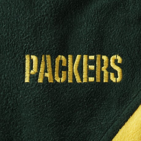 Green Bay Packers / Vintage, Half Zip Fleece Jacket manufactured by Pro Elite