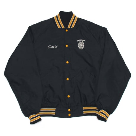St. Paul Police / 80's Vintage, Nylon Varsity Jacket