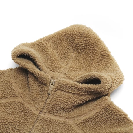 Boa Sherpa Hooded Zip Up Jacket