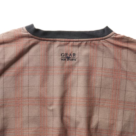 Gear for Sports / Vintage, Plaid V-Neck Pullover Warm Up Windbreaker