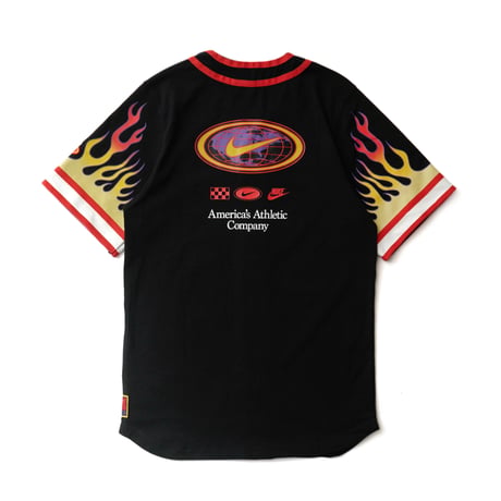 Nike / Americana Top Flames Baseball Jersey