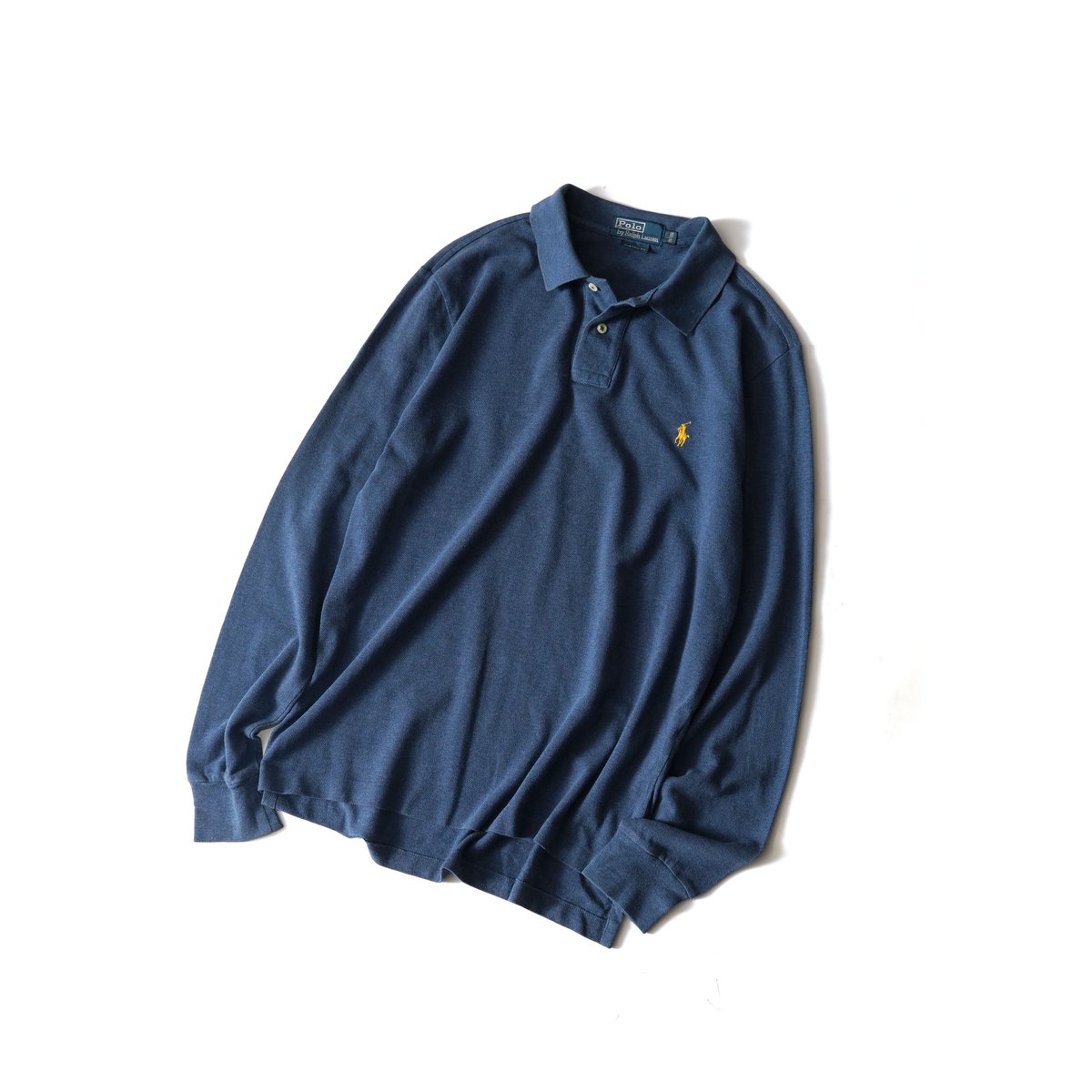 【展示未使用品】Polo by Ralph Lauren カスタムフィット L カスタム スリム フィット ストレッチ メッシュ ポロシャツ