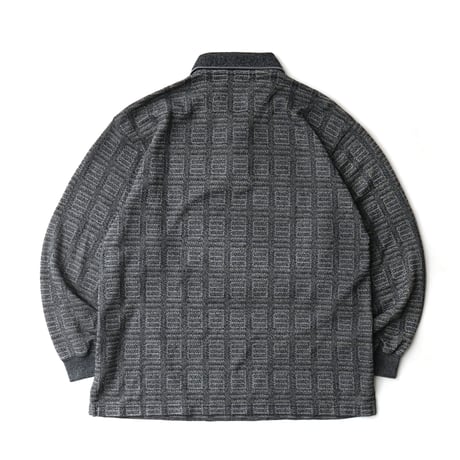 Vintage, Cotton Poly Knit Polo L/S Shirt