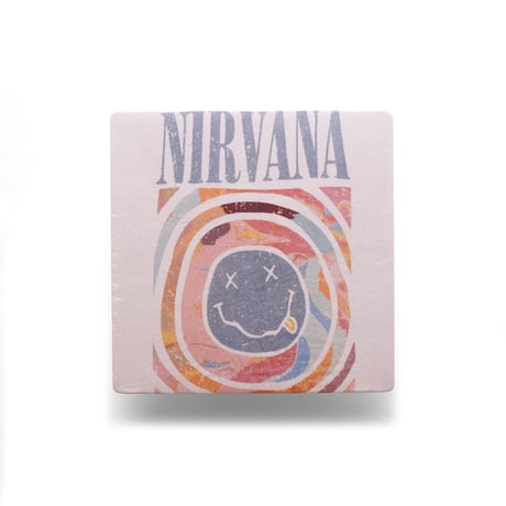 【Womens】Nirvana / Marbled Smiley Face S/S Tee