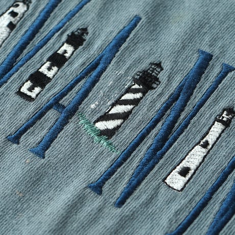 Savannah, GA / Vintage, Embroidery Lighthouse S/S Tee