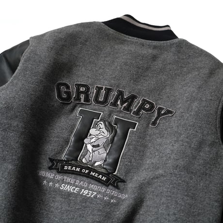 Disney / Vintage, "GRUMPY" Varsity Jacket