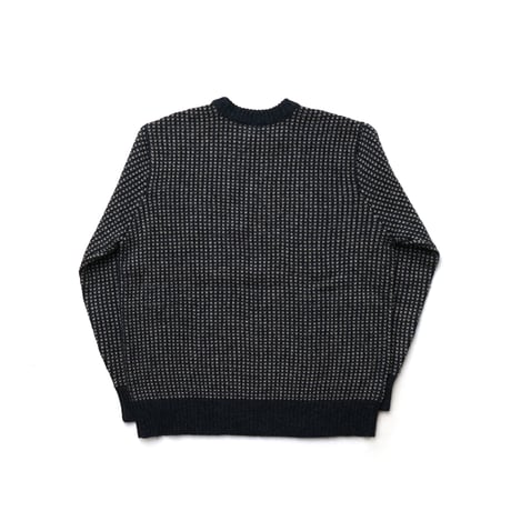 L.L. Bean / Birds Eye Wool Knit Crewneck Sweater "Bean Signature"