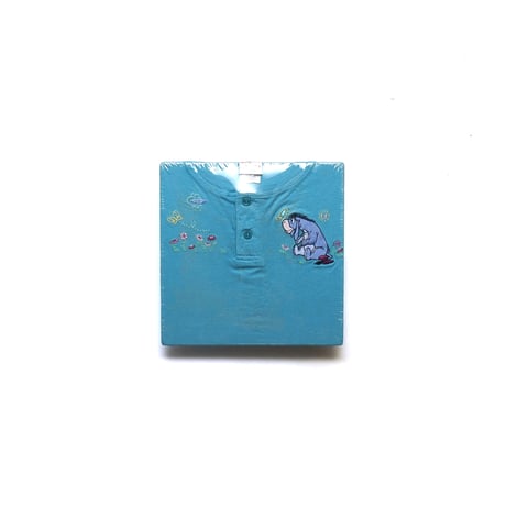 Winnie-the-Pooh / Vintage, Eeyore Henley-Neck S/S Tee